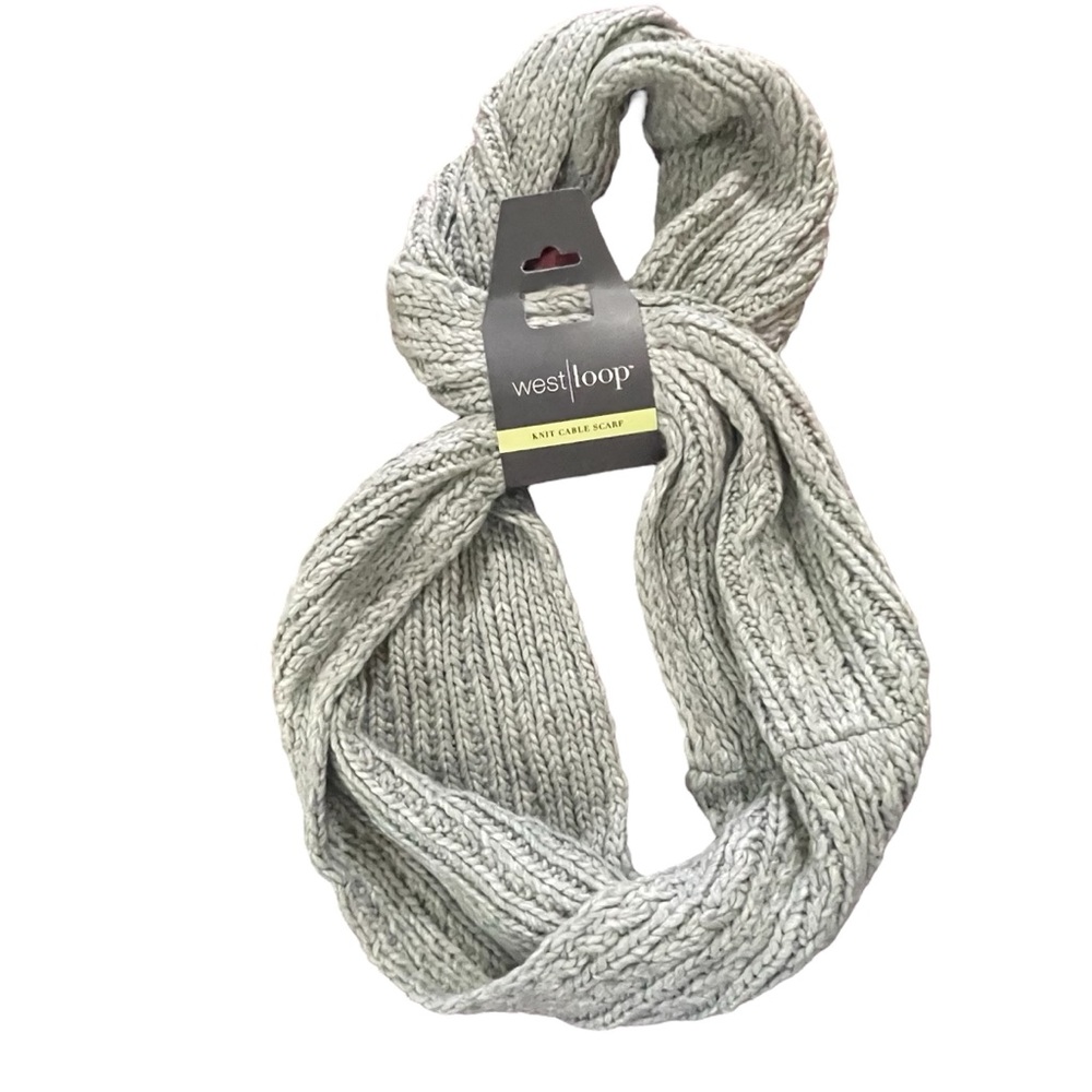 West Loop Knit Cable Scarf
